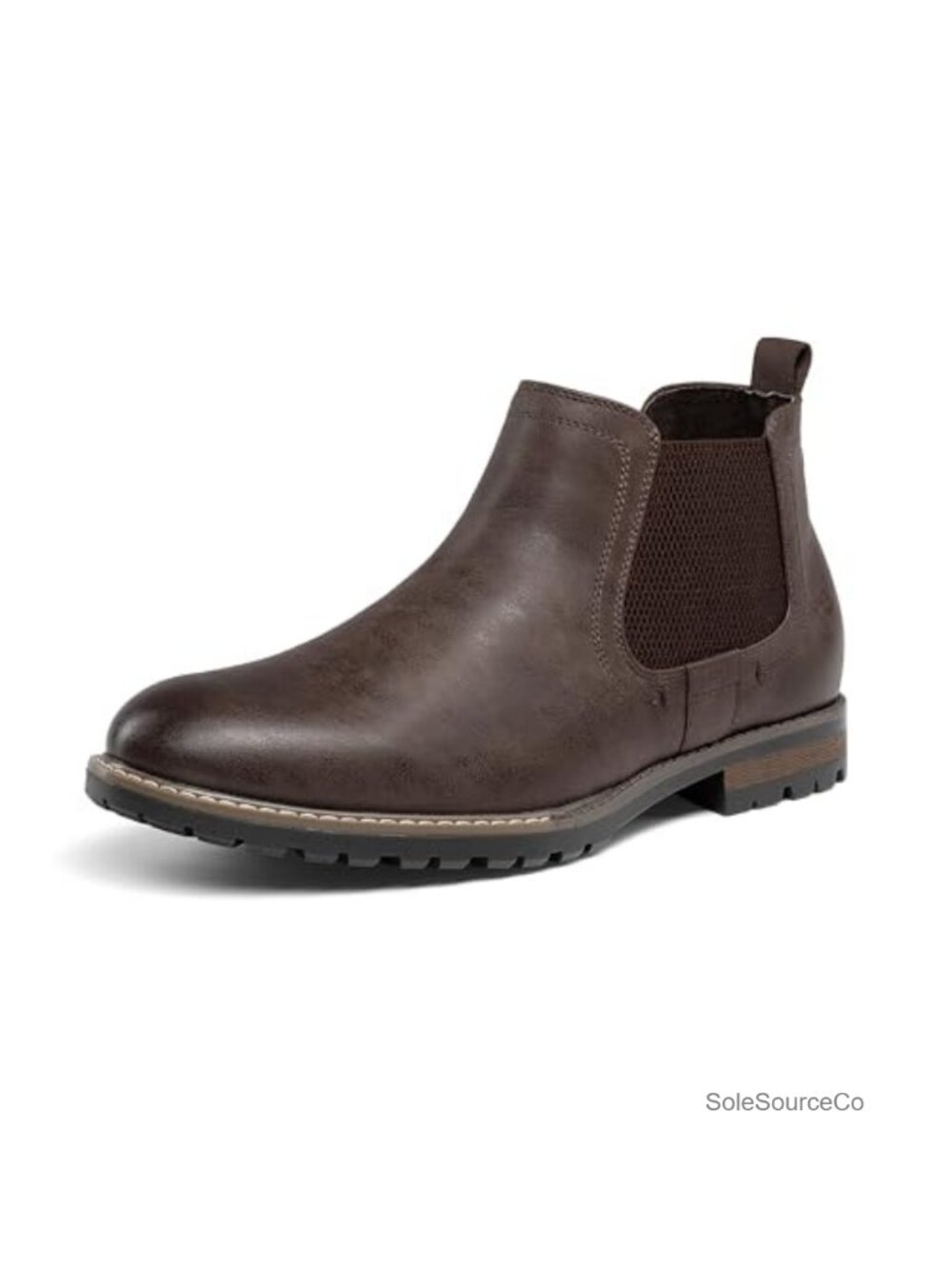 Men's Slip-On Chelsea Ankle Boot Faux Leather Casual